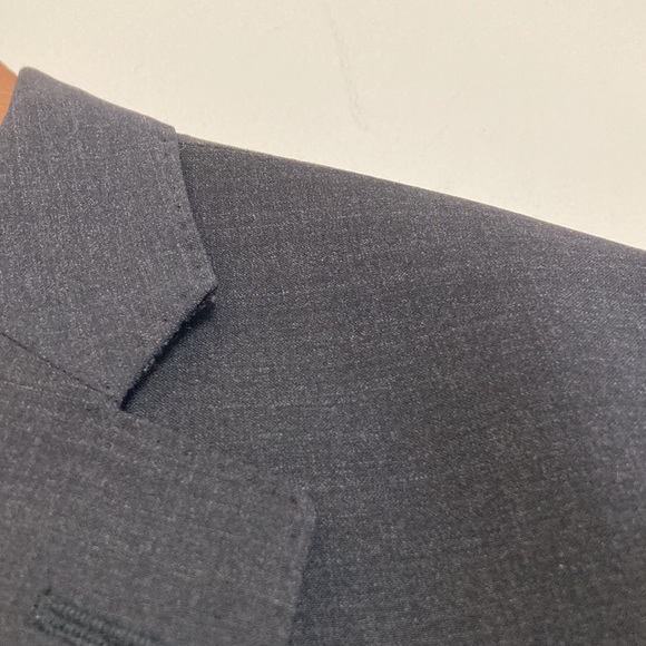 Brooks Brothers Explorer Blazer Mens 44L Gray Wool Stretch Fitzgerald Fit Travel - Picture 6 of 15